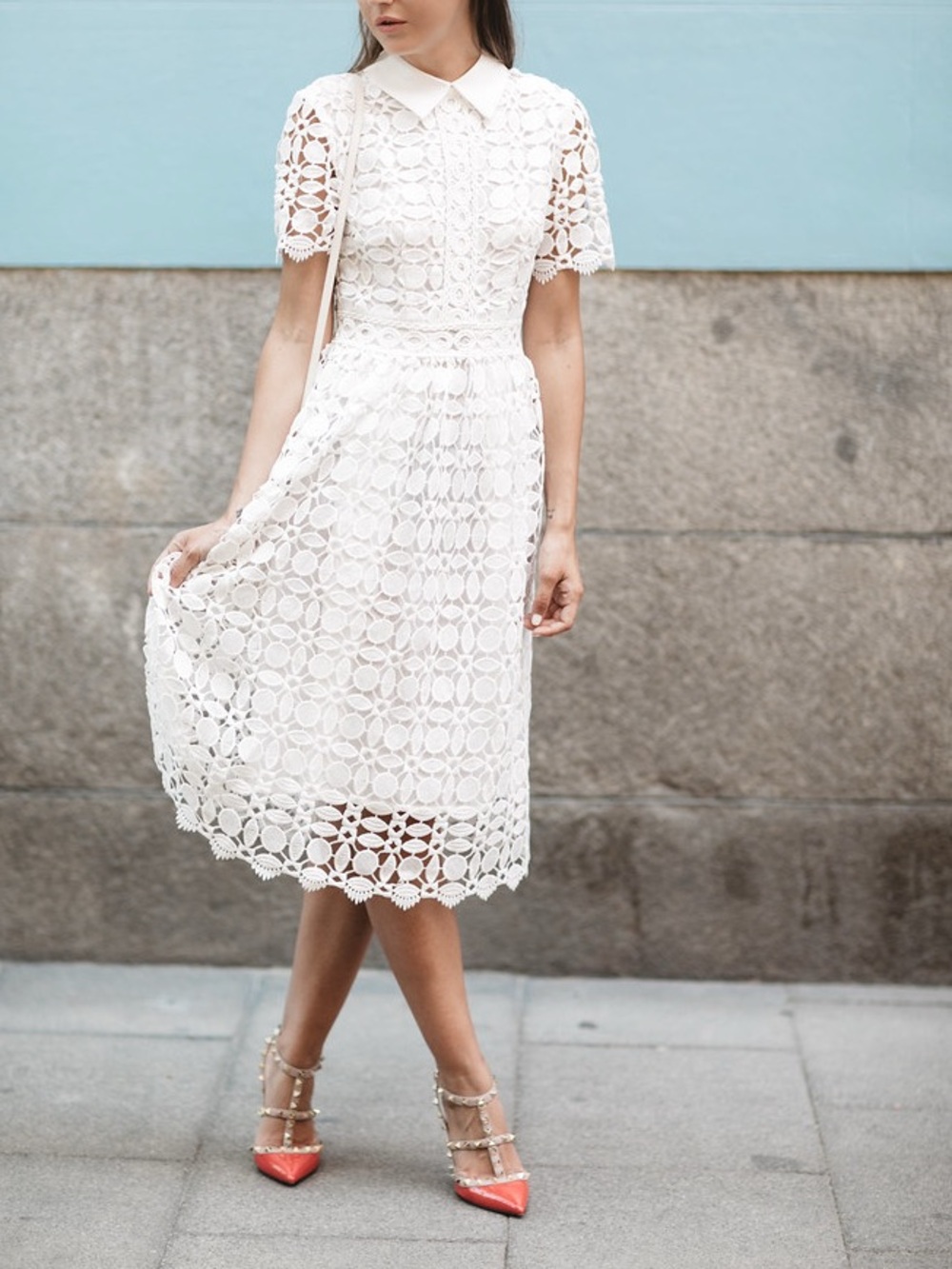 NWT Chicwish Splendid Crochet White Dress